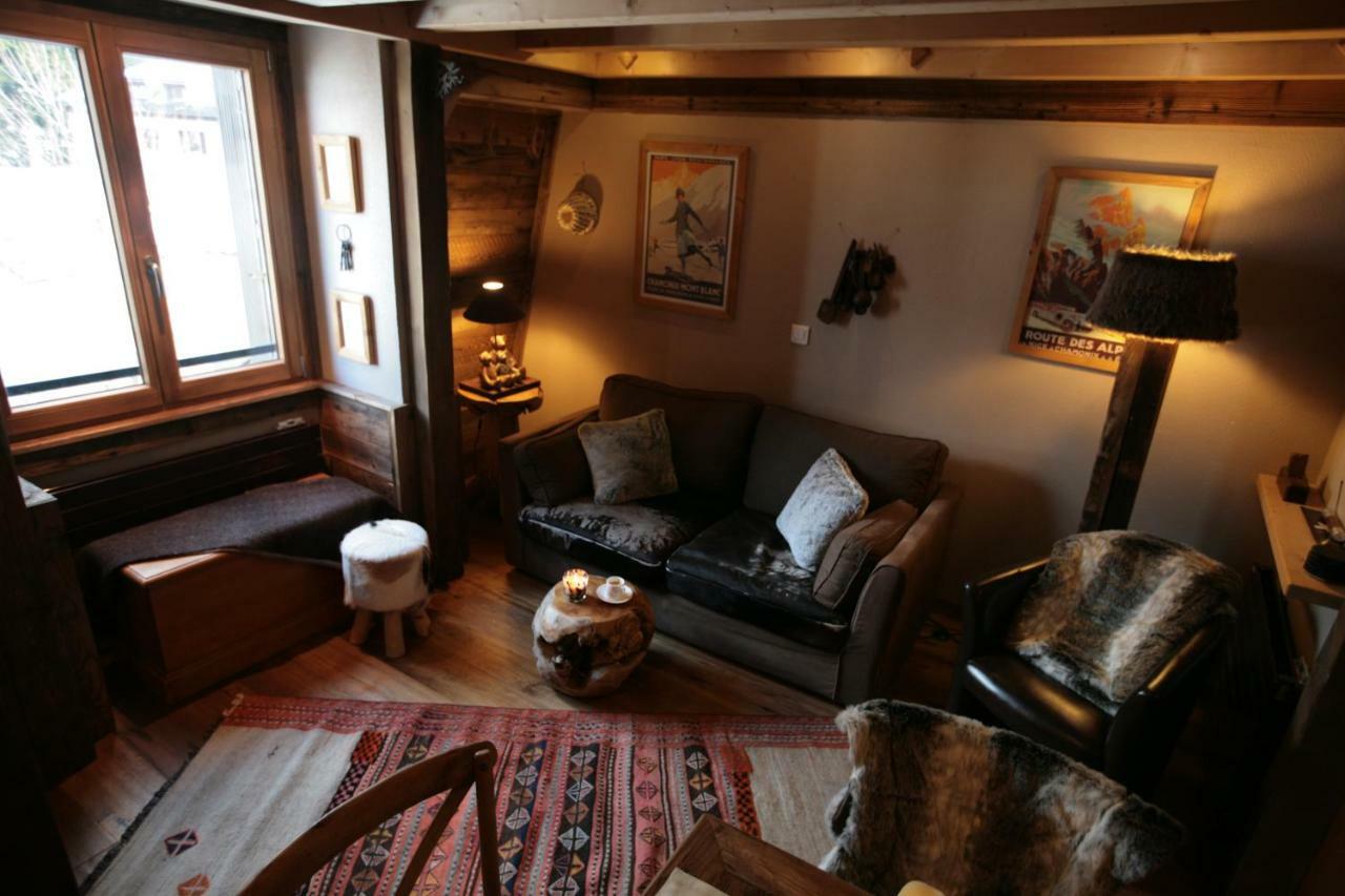 Duplex En Vieux Bois Hyper Centre Lägenhet Chamonix Exteriör bild