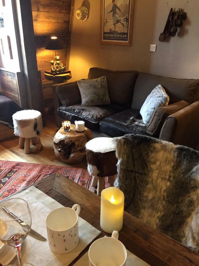 Duplex En Vieux Bois Hyper Centre Lägenhet Chamonix Exteriör bild